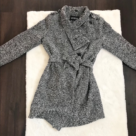 Guess Jackets & Blazers - GUESS Wool Blend Winter Midi Coat